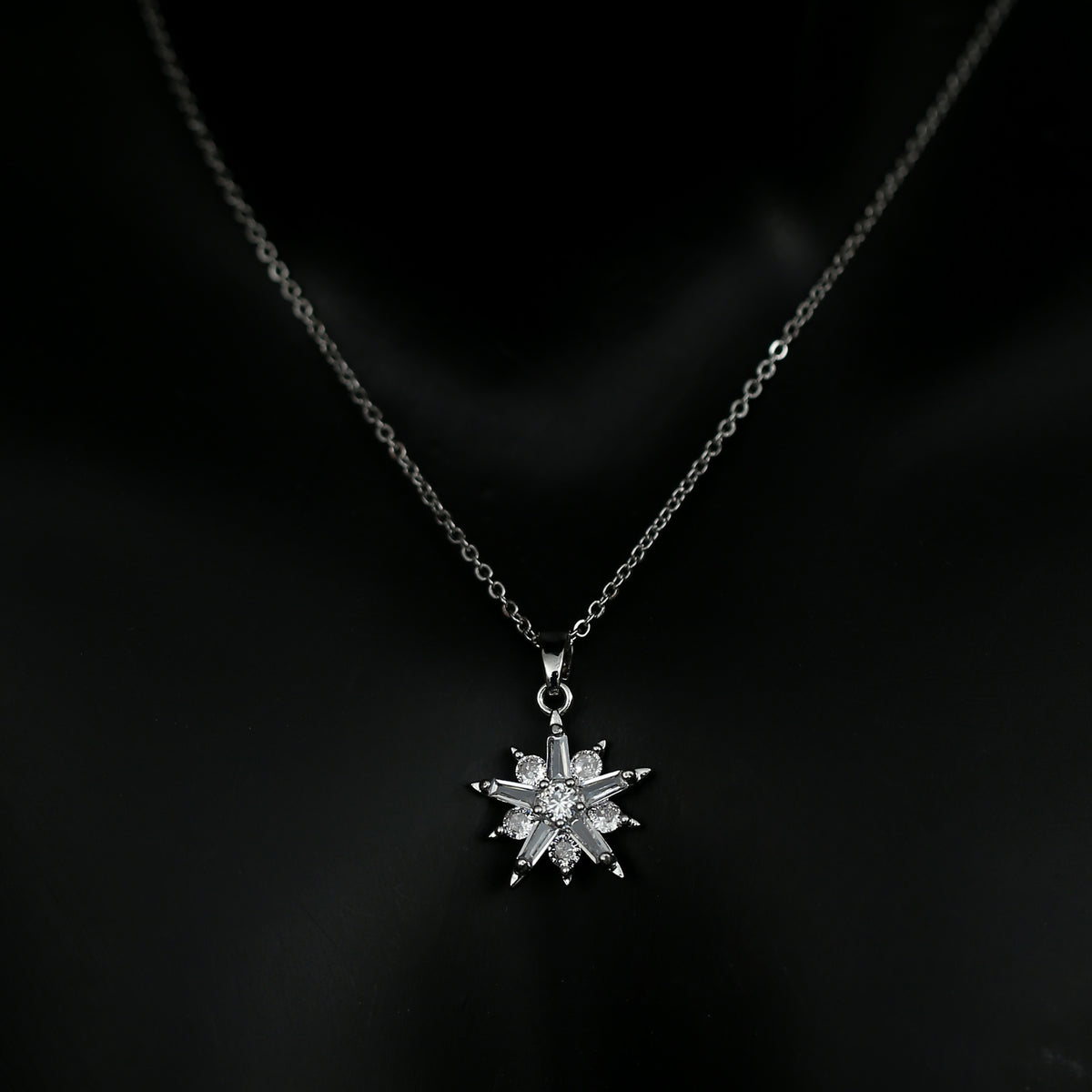 Stellar Sparkle Pendant Necklace