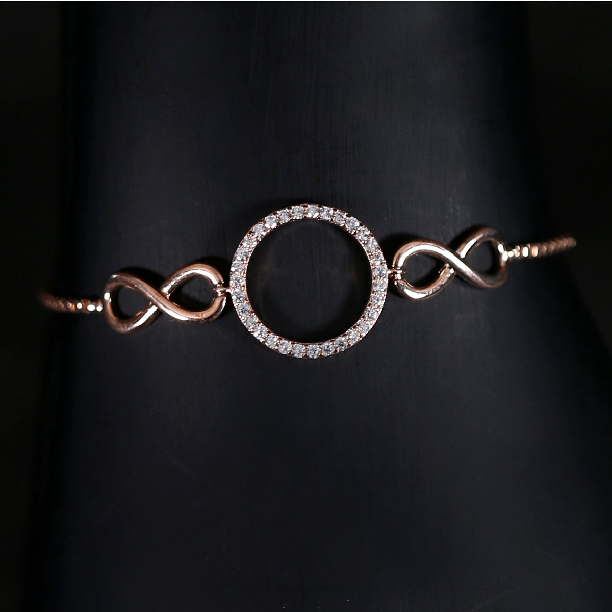 Eternal Elegance Rose Gold Plated Bracelet